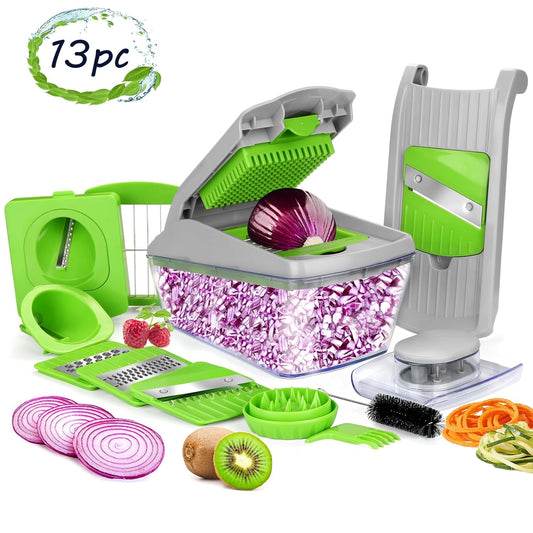 13-in-1 Vegetable Chopper with 8 Blades & Container - additional product view 2
