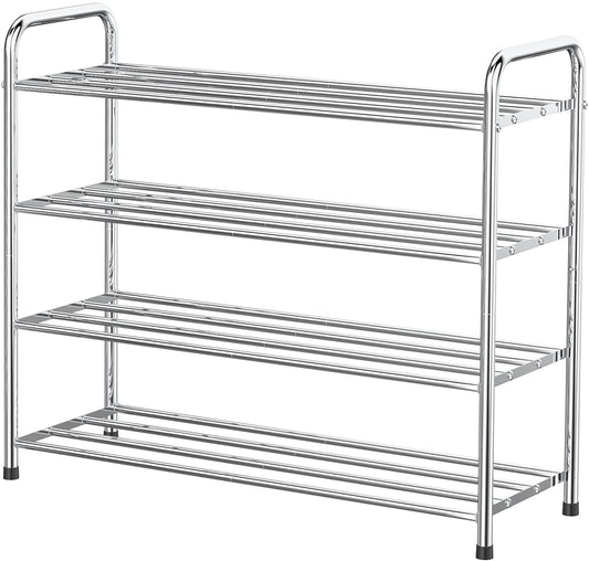 4-Tier Metal Shoe Rack – Holds Up to 12 Pairs - additional product view 2