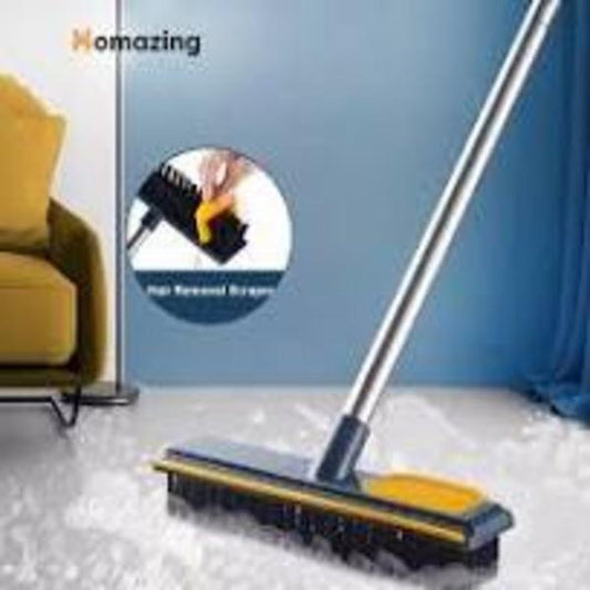 Long-handle floor scrubber detail