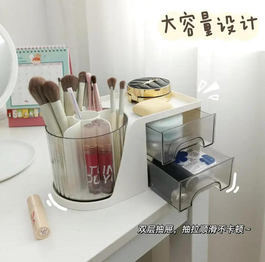 rotating makeup organizer – view 2