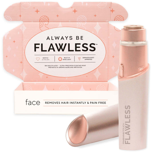 Rose gold facial hair remover