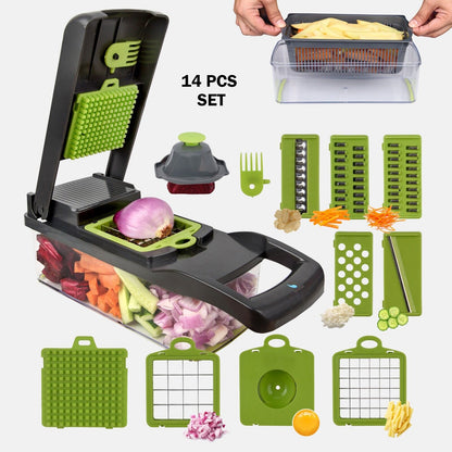 14-in-1 Multipurpose Vegetable Chopper & Mandoline Slicer - additional product view 3