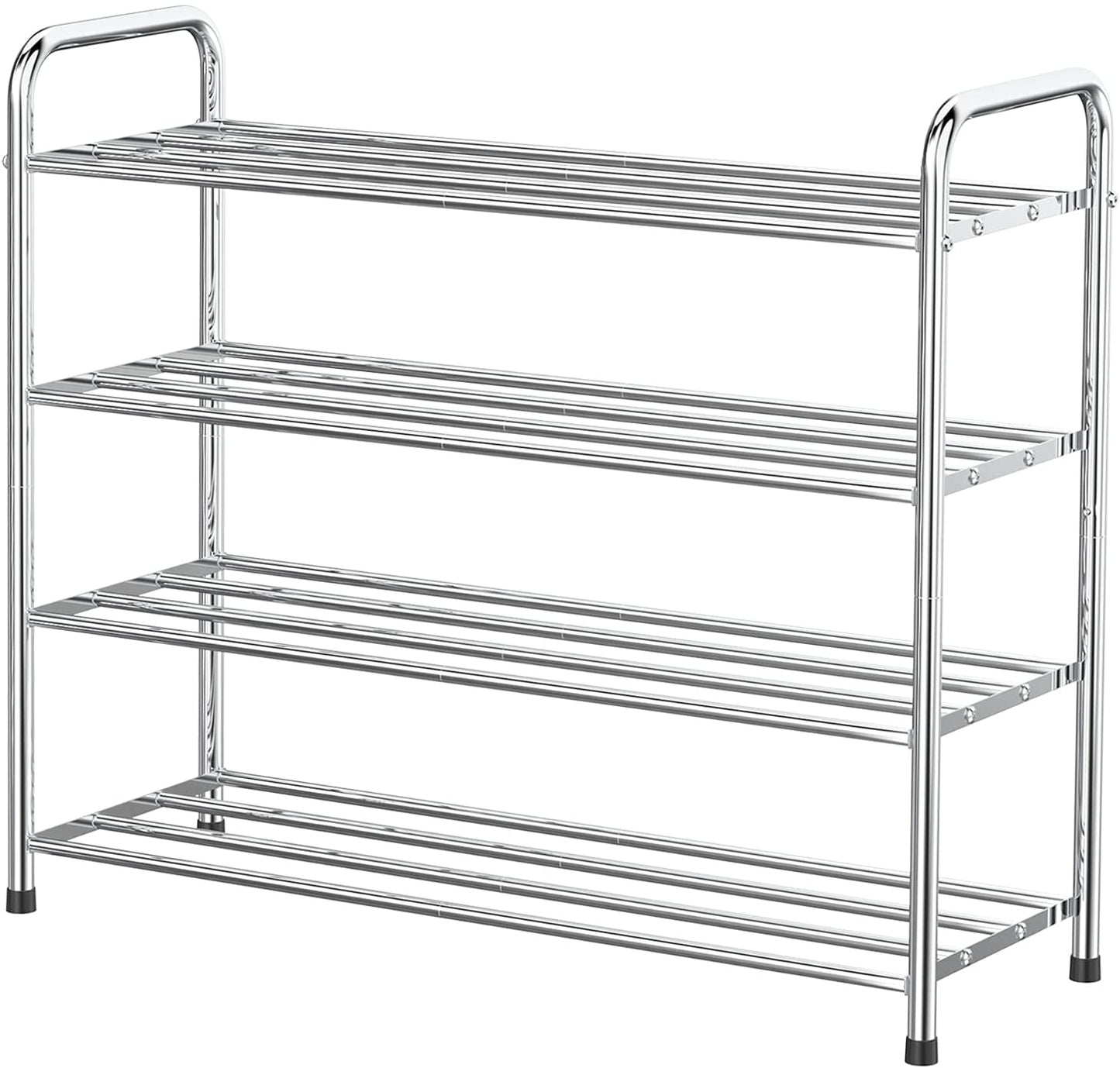 4-Tier Metal Shoe Rack – Holds Up to 12 Pairs - additional product view 2