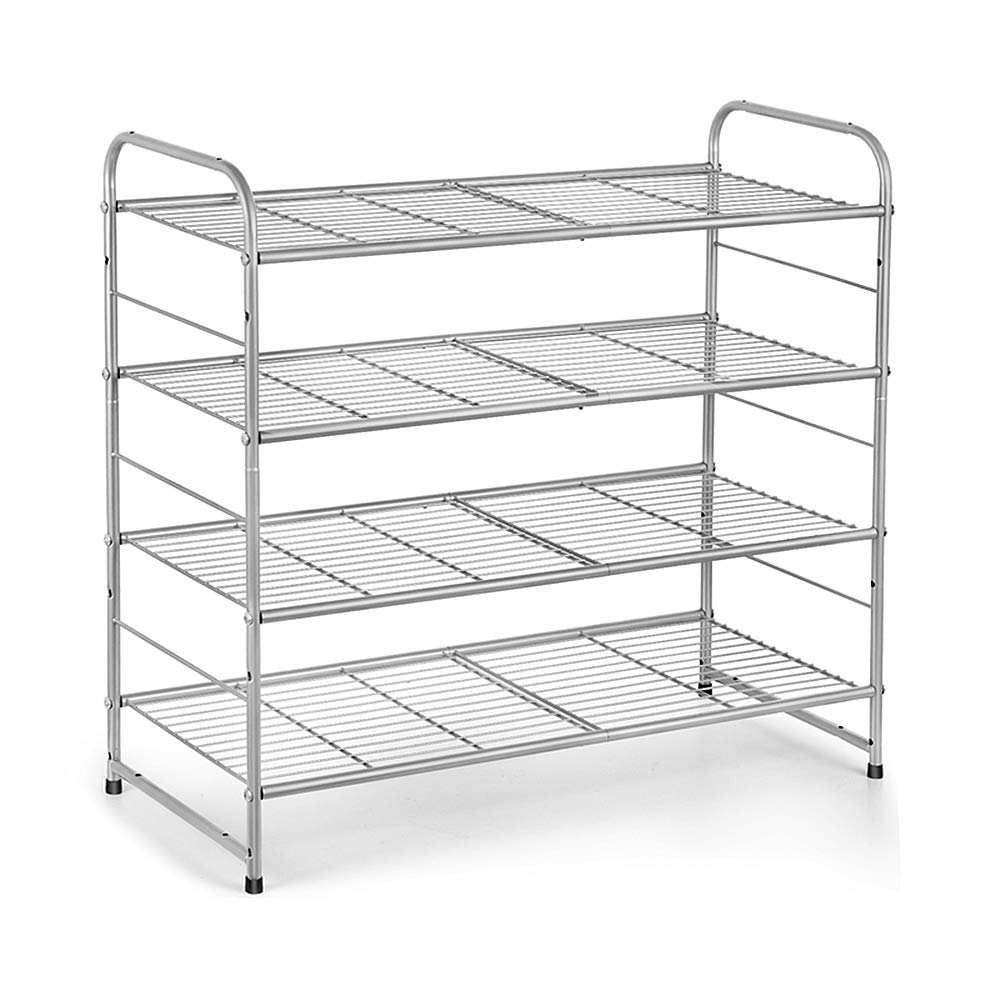 4-Tier Metal Shoe Rack – Holds Up to 12 Pairs - additional product view 3