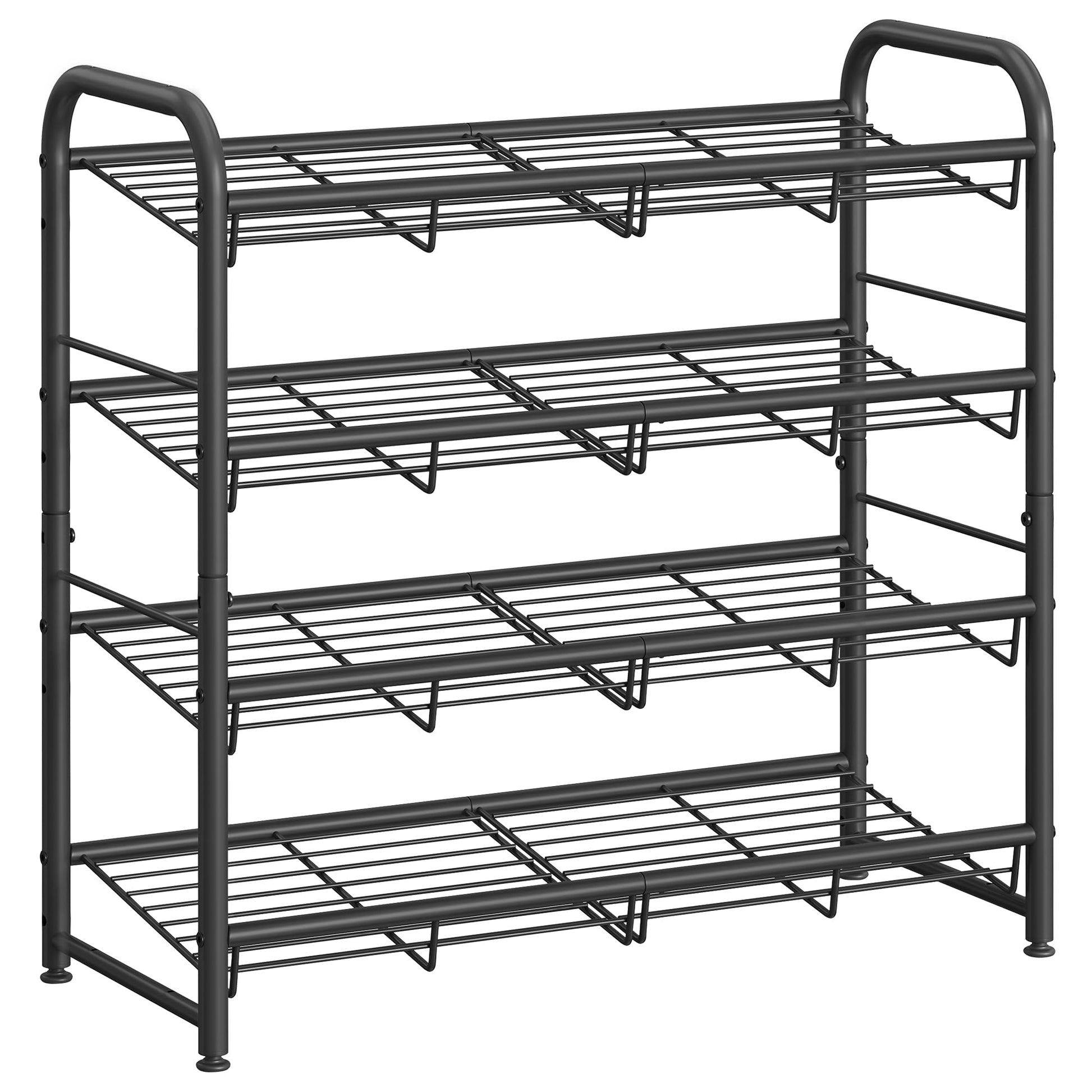4-Tier Metal Shoe Rack – Holds Up to 12 Pairs - additional product view 4