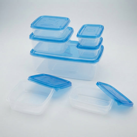 7-Piece Airtight Thumb-Lock Food Container Set