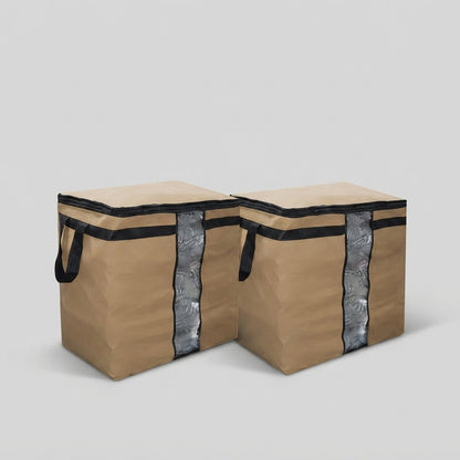 Durable Brown Non-Woven Clothes Storage Bags | SBZONE Pakistan