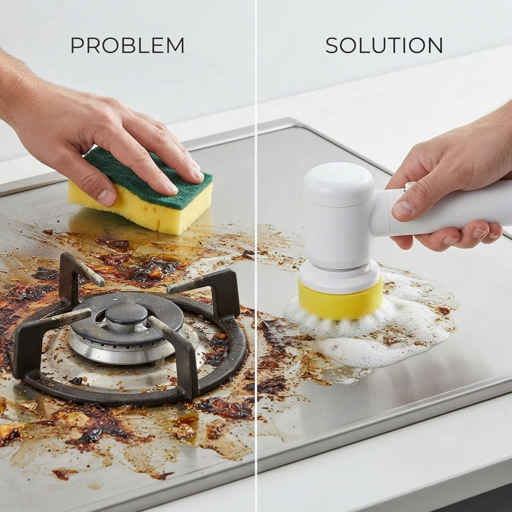 Electric Spin Scrubber for Kitchen, Bathroom & Floors