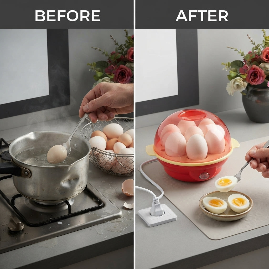 Automatic Electric Egg Boiler & Steamer