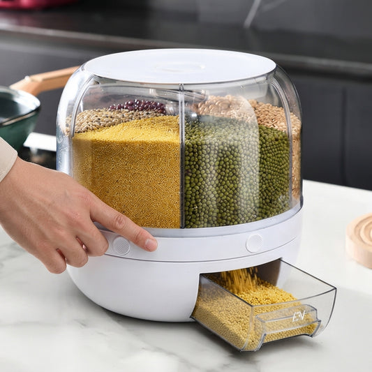7L Rotating Grain & Rice Dispenser