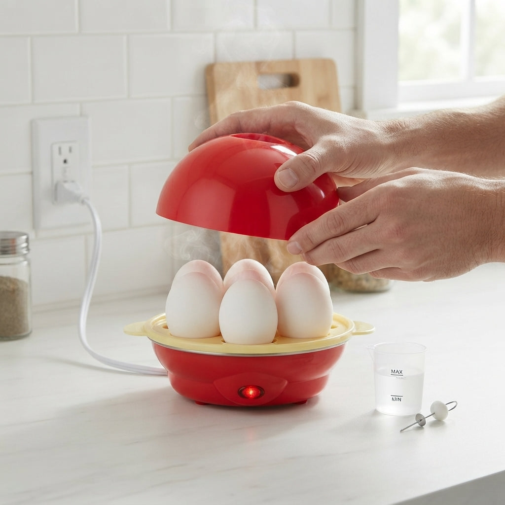 Electric Egg Boiler – Automatic Egg Cooker & Steamer for Kitchen | SBZONE Pakistan