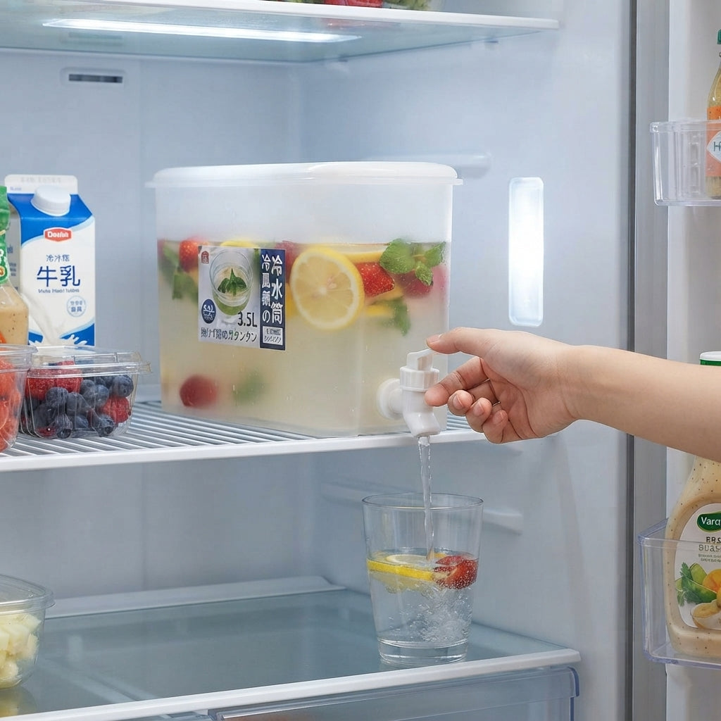 2.5L Fridge Beverage Dispenser with Faucet