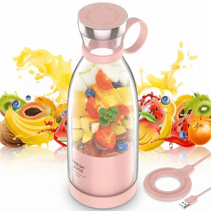 Portable USB Rechargeable Mini Blender 360ml – Personal Juicer & Smoothie Maker | SBZONE Pakistan