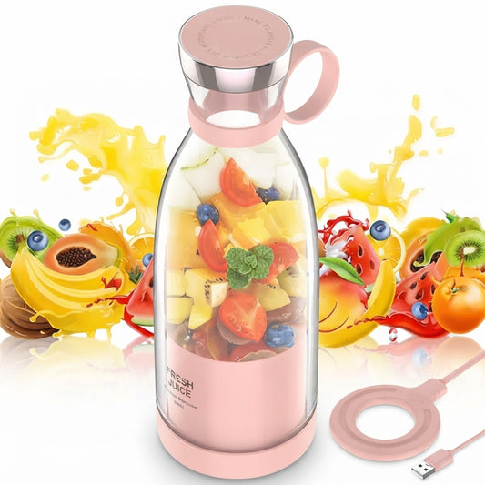 Portable USB Rechargeable Mini Blender 360ml – Personal Juicer & Smoothie Maker | SBZONE Pakistan
