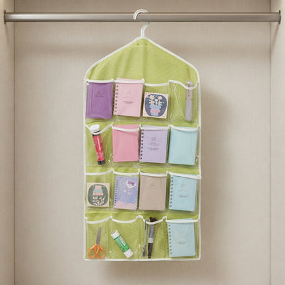 16-Pocket Hanging Laundry & Wardrobe Organizer