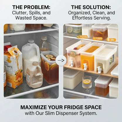 2.5L Fridge Beverage Dispenser with Faucet