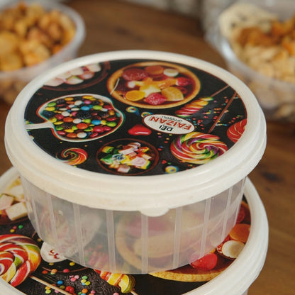 3-Piece Stackable Storage Bowl Set with Lids
