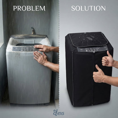 Waterproof Washing Machine Cover with Strong Zip (7–17kg)