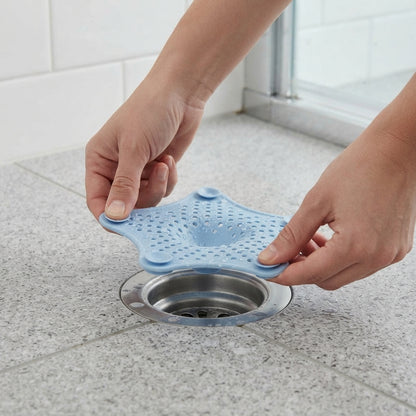 Star-Shaped Silicone Sink Drain Strainer