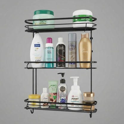 3-Tier Rust-Resistant Bathroom Corner Shelf