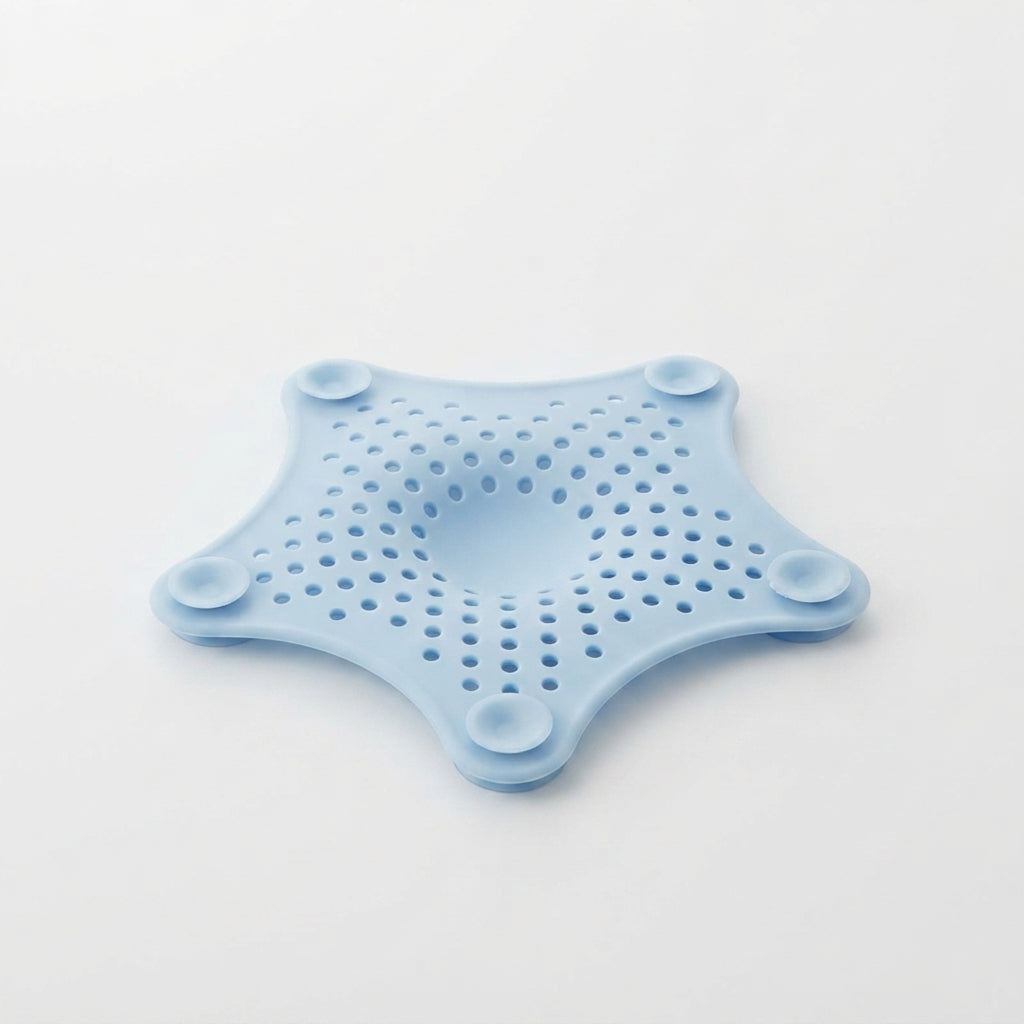 Star-Shaped Silicone Sink Drain Strainer