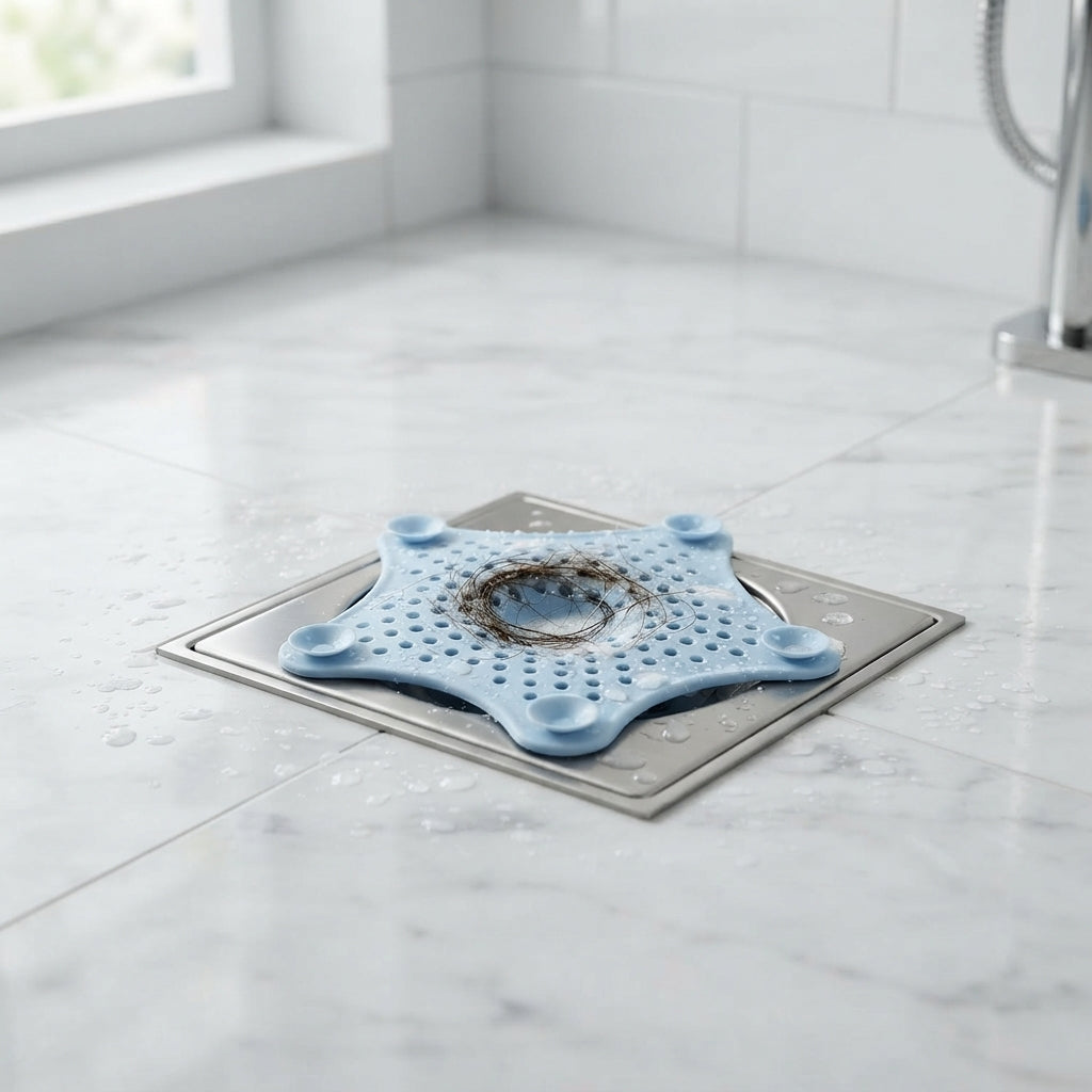 Star-Shaped Silicone Sink Drain Strainer