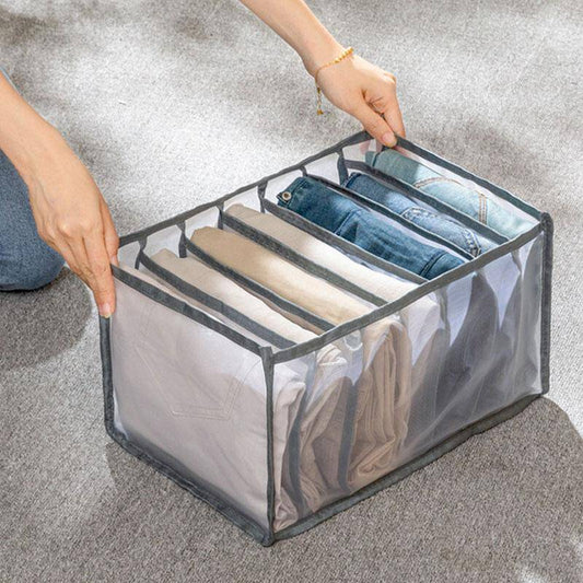 7-Compartment Jeans & Clothes Organizer – Foldable Storage - additional product view 2