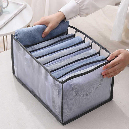 7-Compartment Jeans & Clothes Organizer – Foldable Storage - additional product view 4