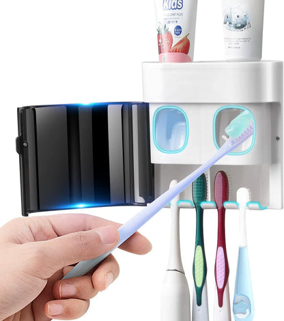 Automatic Toothpaste Dispenser with Toothbrush Holder & Dust Cover - additional product view 4