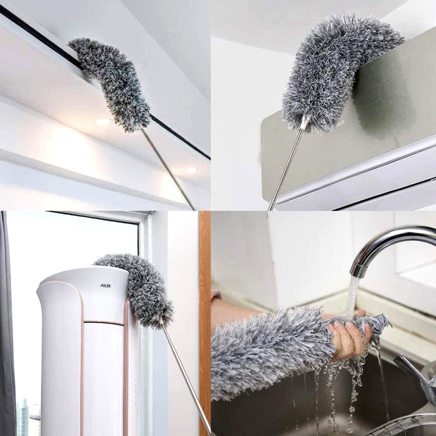Long-handle dust cleaning tool