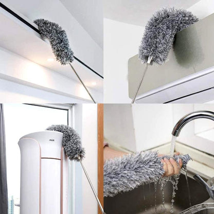 Long-handle dust cleaning tool