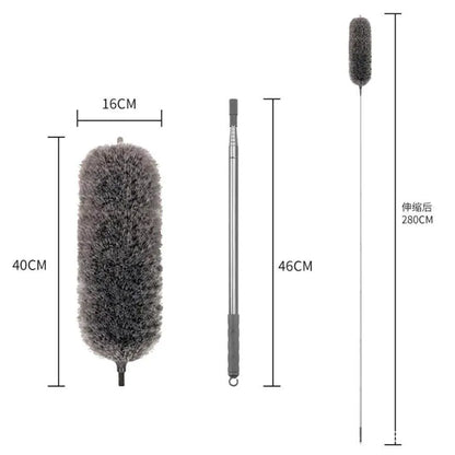 Long-handle fan cleaning duster
