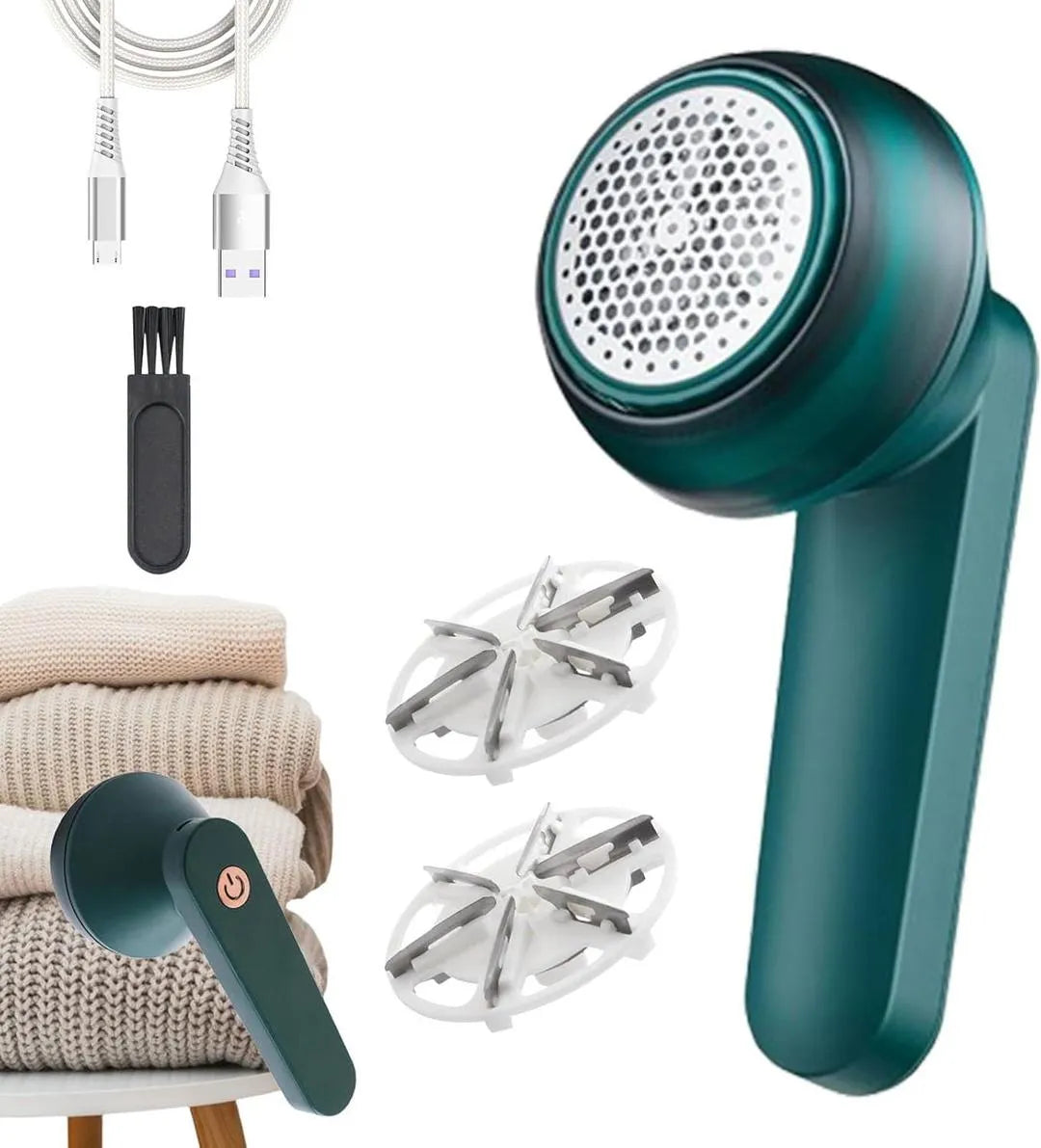Clothes lint remover detail
