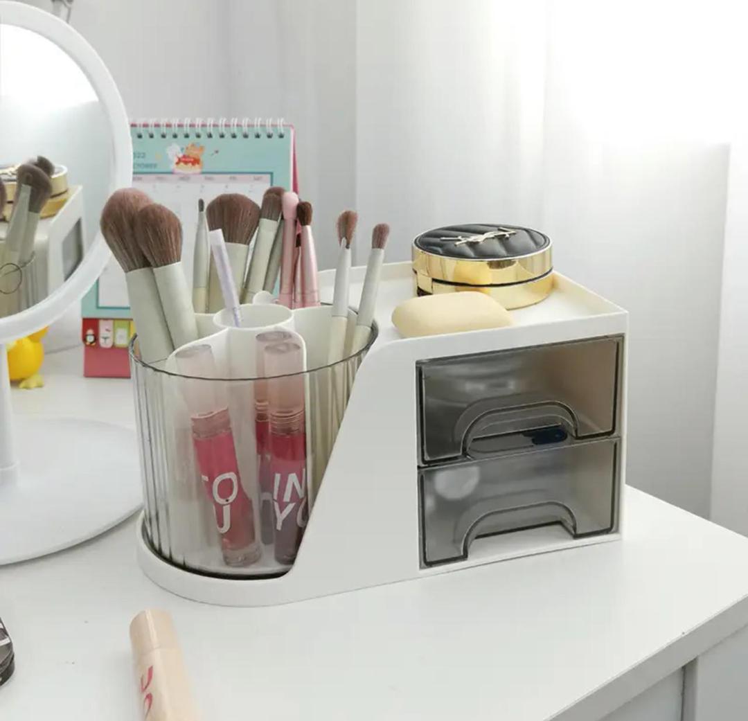 rotating makeup organizer – view 3