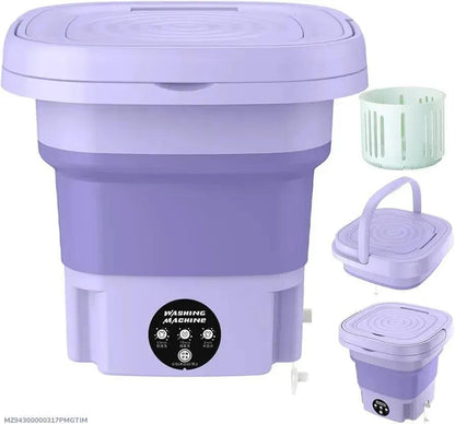Foldable portable mini washing machine