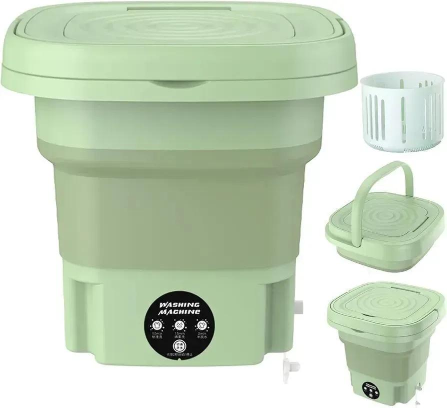 Portable mini washer folded view