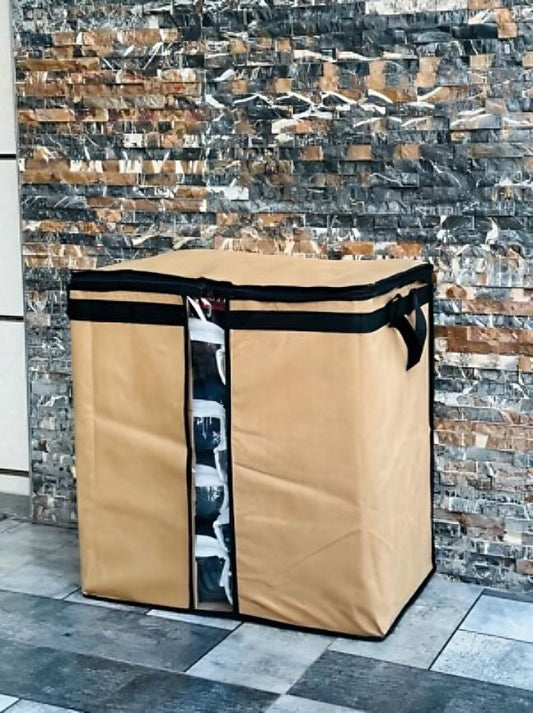 Durable Brown Non-Woven Clothes Storage Bags - product image 2