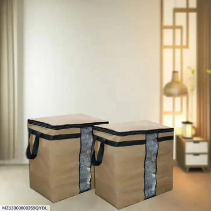 Durable Brown Non-Woven Clothes Storage Bags - product image 4