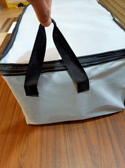 Grey Non-Woven Clothes Storage Bag for Home & Travel - product image 3