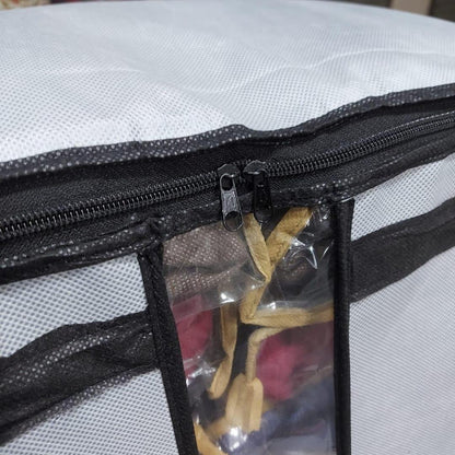 Grey Non-Woven Clothes Storage Bag for Home & Travel - product image 5