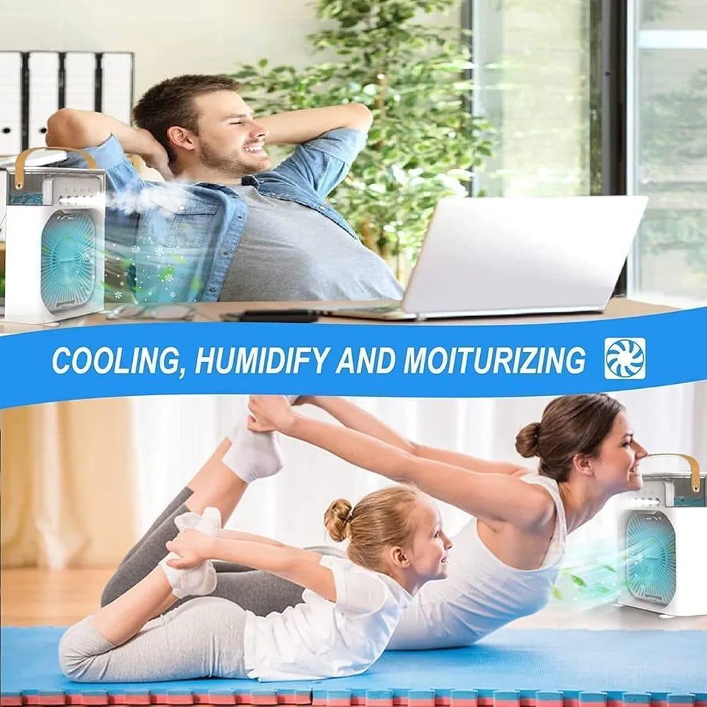 Portable Mini Air Cooler, Humidifier & Fan | Smart Home Gadget Pakistan | SBZONE | Image 3