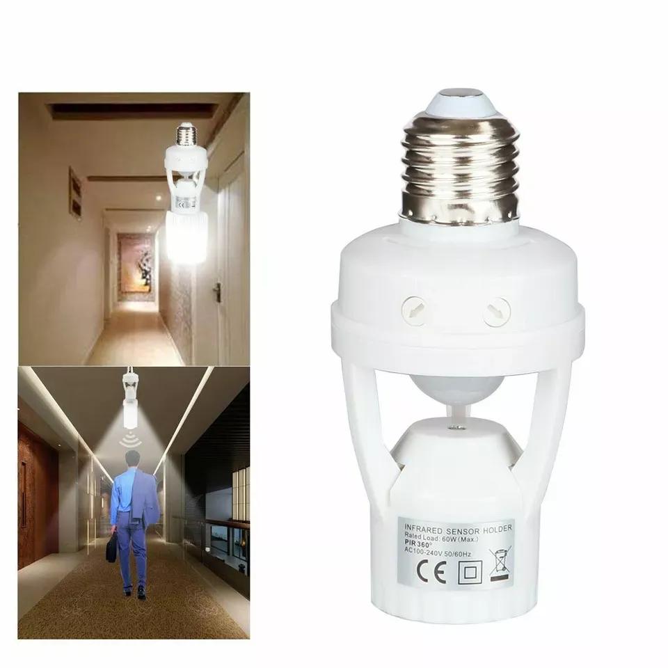Infrared Motion Sensor Bulb Holder – E27 | Smart Home Gadget Pakistan | SBZONE | Image 4