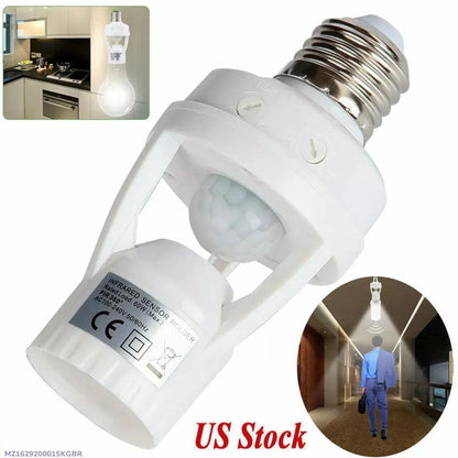 Infrared Motion Sensor Bulb Holder – E27 | Smart Home Gadget Pakistan | SBZONE | Image 5