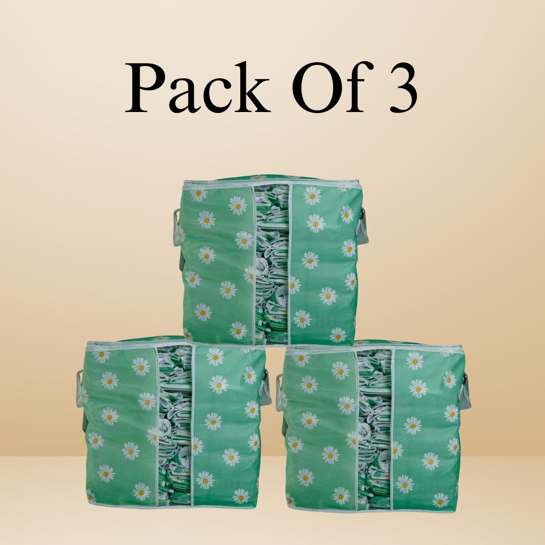 Premium Floral Clothes Storage Bags – 20kg Capacity - product image 2