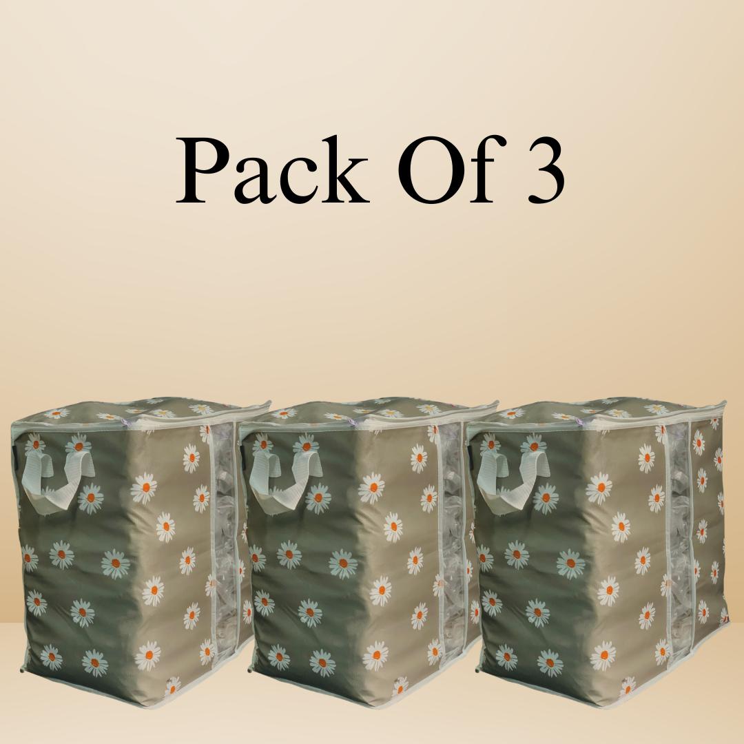 Premium Floral Clothes Storage Bags – 20kg Capacity - product image 3