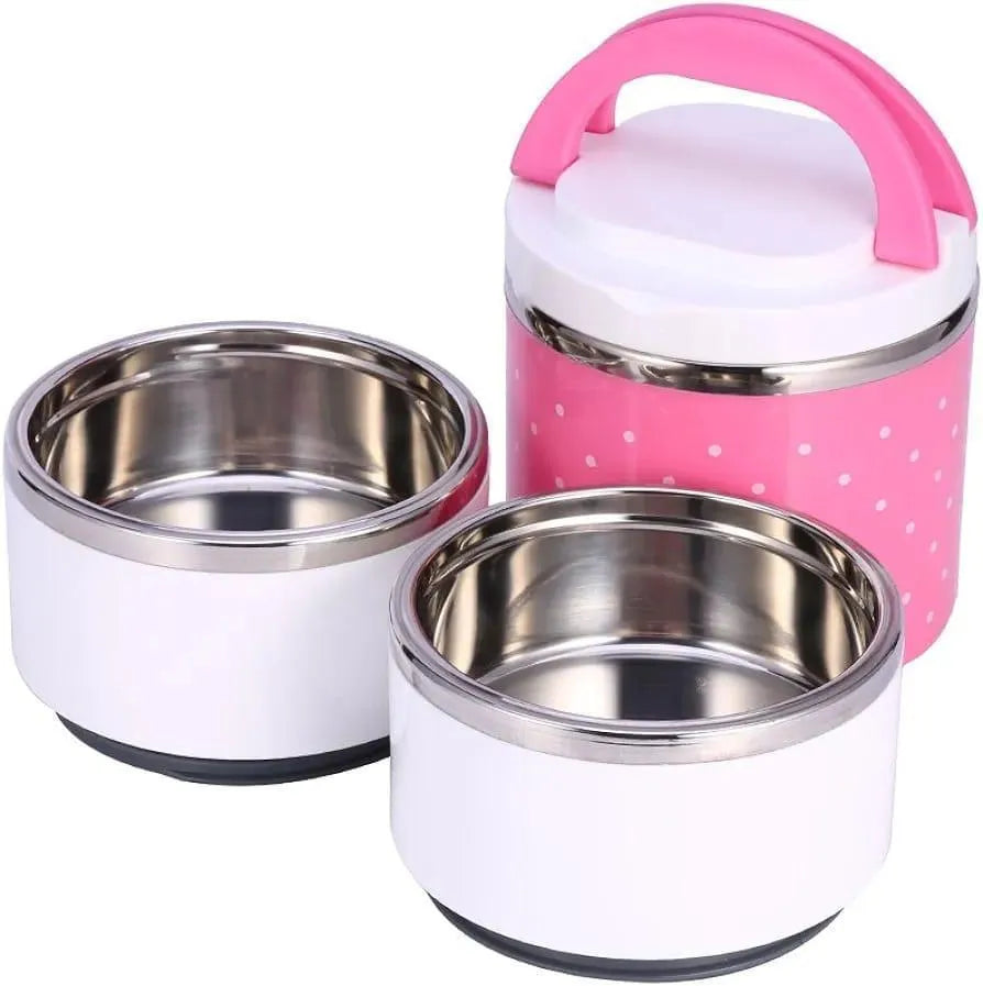 2-Layer Leak-Resistant Lunch Box – Blue | Food Storage Pakistan | SBZONE | Image 2