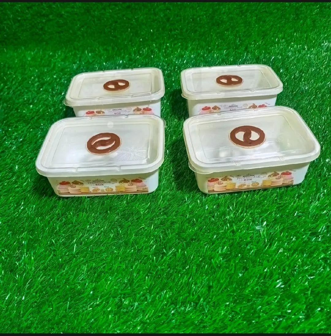 4-Piece Fancy Stackable Food Storage Boxes | Food Storage Pakistan | SBZONE | Image 5