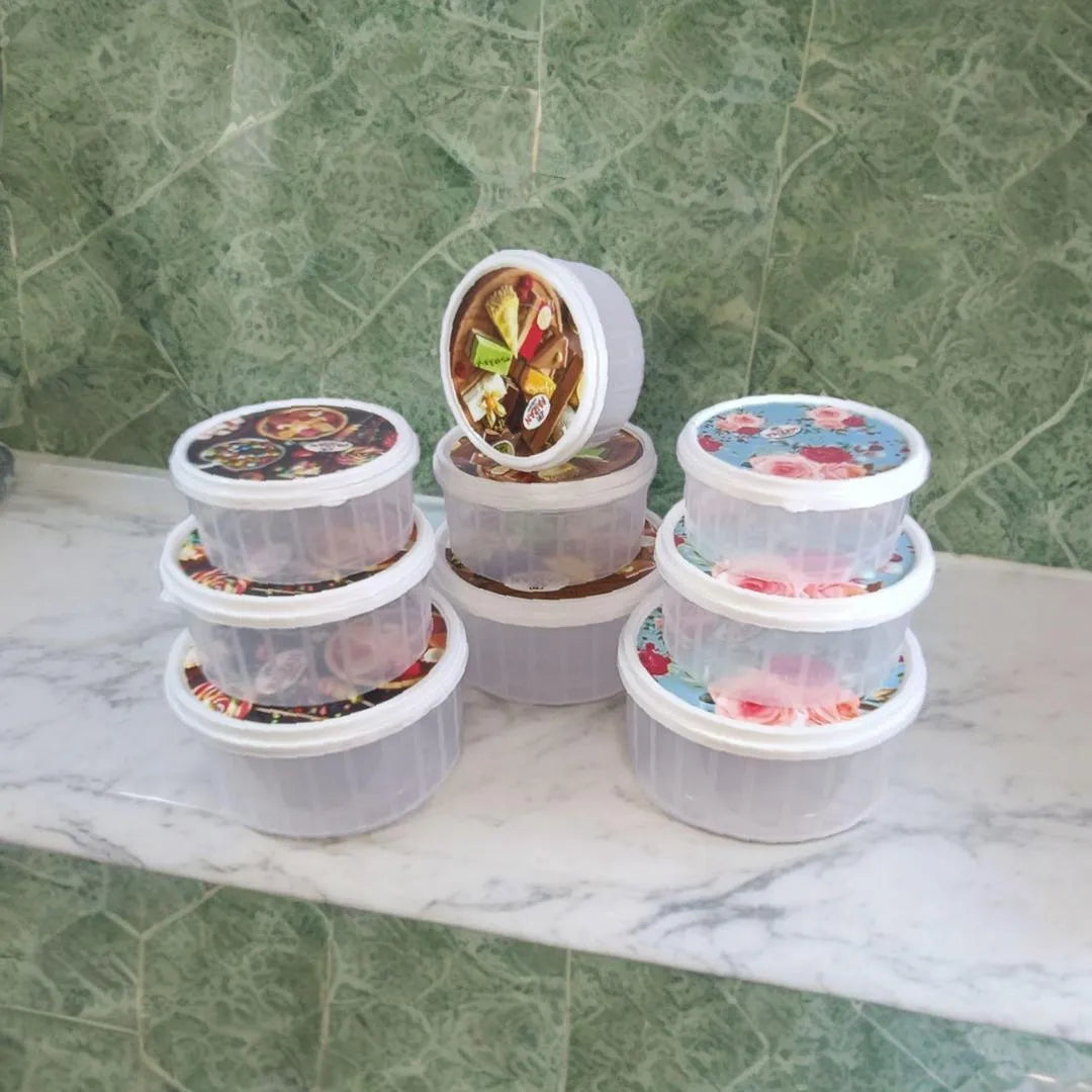 3-Piece Stackable Storage Bowl Set with Lids | Food Storage Pakistan | SBZONE | Image 4