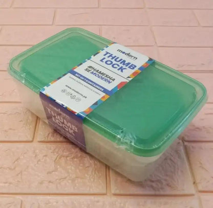 7-Piece Airtight Thumb-Lock Food Container Set | Food Storage Pakistan | SBZONE | Image 2
