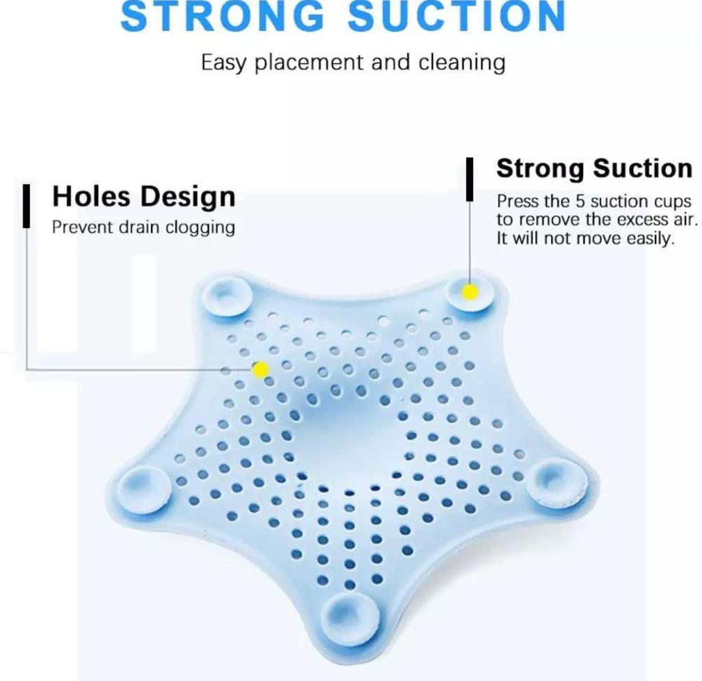 Star-Shaped Silicone Sink Drain Strainer - product image 2